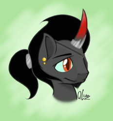 Size: 896x964 | Tagged: safe, artist:quarantinedchaoz, imported from derpibooru, king sombra, male, pirate, ponytail, solo