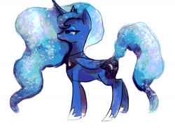 Size: 1600x1200 | Tagged: safe, artist:staticdragon1, imported from derpibooru, princess luna, female, simple background, solo