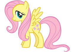 Size: 570x402 | Tagged: safe, imported from derpibooru, fluttershy, pony, female, official, simple background, solo, stock vector, vector, white background