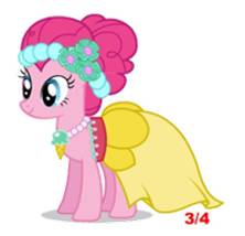 Size: 222x214 | Tagged: safe, imported from derpibooru, pinkie pie, female, official, simple background, solo, vector, white background