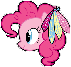 Size: 1032x973 | Tagged: safe, artist:lyraheartstrngs, imported from derpibooru, pinkie pie, chicago blackhawks, female, hockey, logo, logo parody, nhl, simple background, solo, transparent background