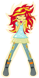 Size: 2560x5120 | Tagged: safe, artist:zuko42, imported from derpibooru, sunset shimmer, equestria girls, my past is not today, female, simple background, solo, transparent background