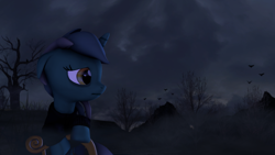 Size: 4444x2500 | Tagged: safe, imported from derpibooru, lyra heartstrings, fanfic:background pony, 3d, lyre, sad, source filmmaker