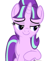 Size: 566x744 | Tagged: safe, artist:britishpegasus, imported from derpibooru, starlight glimmer, the cutie map, female, ms paint, smiling, solo