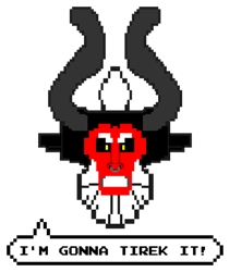 Size: 1024x1214 | Tagged: safe, artist:wanderingent, imported from derpibooru, lord tirek, crossover, male, pixel art, solo, wreck-it ralph