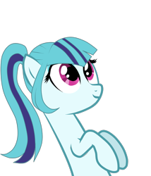 Size: 1400x1633 | Tagged: safe, artist:floppy-fluttercord, imported from derpibooru, sonata dusk, cute, ponified, simple background, sonatabetes, transparent background, vector