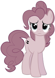 Size: 10000x14217 | Tagged: safe, artist:mlpxcarbondesigns, imported from derpibooru, pinkie pie, season 5, the cutie map, absurd resolution, equal cutie mark, female, sad, solo