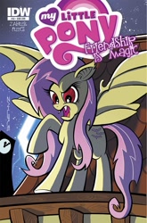 Size: 791x1200 | Tagged: safe, artist:thomzahler, idw, imported from derpibooru, fluttershy, spoiler:comic, spoiler:comic32, cover, flutterbat