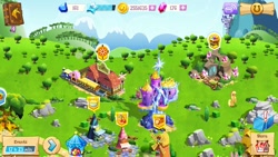 Size: 1136x640 | Tagged: safe, imported from derpibooru, applejack, castle, gameloft