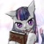 Size: 800x800 | Tagged: safe, artist:han_hyui, imported from derpibooru, twilight sparkle, cat, book, female, solo, species swap, twilight cat