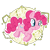 Size: 1024x1024 | Tagged: safe, artist:kazziepones, imported from derpibooru, pinkie pie, chibi, female, simple background, solo, transparent background