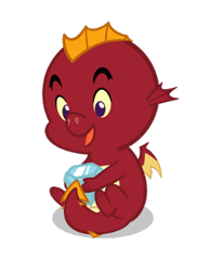 Size: 263x362 | Tagged: safe, artist:queencold, imported from derpibooru, garble, dragon, baby, baby dragon, baby garble, gardorable, gem, male, simple background, solo, transparent background, younger