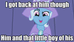 Size: 960x540 | Tagged: safe, imported from derpibooru, trixie, pony, unicorn, crazy trixie, female, image macro, mare, meme, solo, the simpsons, trixie yells at everything