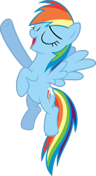 Size: 3283x6000 | Tagged: safe, artist:slb94, imported from derpibooru, rainbow dash, tanks for the memories, beautiful, female, i'll fly, pose, simple background, singing, solo, transparent background, vector