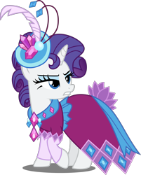 Size: 4000x4970 | Tagged: safe, artist:xebck, imported from derpibooru, rarity, pony, unicorn, make new friends but keep discord, clothes, dress, female, gala dress, grand galloping gala, mare, simple background, solo, transparent background, vector