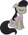 Size: 5576x6868 | Tagged: safe, artist:kyrospawn, imported from derpibooru, octavia melody, absurd resolution, eyes closed, female, simple background, sitting, solo, transparent background, vector