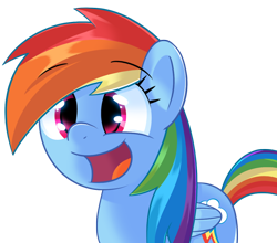 Size: 1050x925 | Tagged: safe, artist:sykobelle, imported from derpibooru, rainbow dash, excited, female, simple background, solo, transparent background