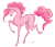 Size: 1309x1119 | Tagged: safe, artist:vautaryt, imported from derpibooru, pinkie pie, horse, blank flank, female, raised hoof, solo