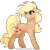 Size: 1000x1000 | Tagged: safe, artist:chocolateponi, imported from derpibooru, applejack, female, solo