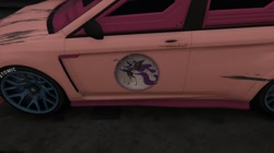 Size: 960x536 | Tagged: safe, imported from derpibooru, screencap, nightmare moon, crew emblem, grand theft auto, karuma