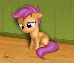 Size: 6993x6000 | Tagged: safe, artist:dasprid, imported from derpibooru, scootaloo, pegasus, pony, absurd resolution, crying, female, filly, floppy ears, sad, solo