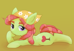 Size: 550x385 | Tagged: safe, artist:youhoujou, imported from derpibooru, tree hugger, pony, make new friends but keep discord, cute, female, huggerbetes, solo