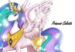 Size: 1500x1030 | Tagged: safe, artist:rinkulover4ever50592, imported from derpibooru, princess celestia, female, solo