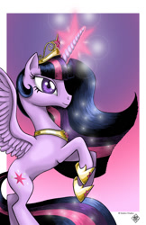Size: 825x1275 | Tagged: safe, artist:razia, imported from derpibooru, twilight sparkle, alicorn, pony, female, mare, twilight sparkle (alicorn)