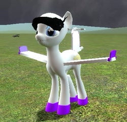 Size: 387x371 | Tagged: safe, imported from derpibooru, oc, oc only, oc:legacy, original species, plane pony, pony, 3d, gmod, plane