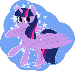 Size: 1449x1383 | Tagged: safe, artist:espeonna, imported from derpibooru, twilight sparkle, alicorn, pony, female, mare, solo, twilight sparkle (alicorn)