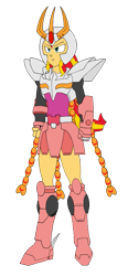 Size: 439x950 | Tagged: safe, artist:combatkaiser, imported from derpibooru, sunset shimmer, equestria girls, rainbow rocks, armor, clothes swap, crossover, humanized, phoenix ikki, saint seiya, simple background, sunset phoenix, transparent background