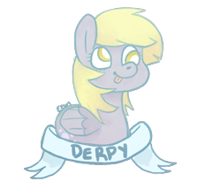 Size: 1400x1200 | Tagged: safe, artist:ezun, imported from derpibooru, derpy hooves, pegasus, pony, cute, derpabetes, female, mare, portrait, simple background, solo, tongue out, transparent background