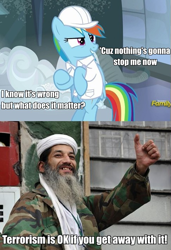 Size: 487x710 | Tagged: safe, imported from derpibooru, rainbow dash, tanks for the memories, image macro, meme, op is a duck, op is trying to start shit, text