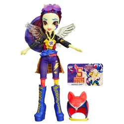 Size: 880x880 | Tagged: safe, imported from derpibooru, indigo zap, equestria girls, friendship games, doll, equestria girls logo, merchandise, outfit, sporty style