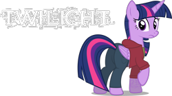 Size: 3948x2216 | Tagged: safe, artist:zacatron94, imported from derpibooru, twilight sparkle, alicorn, pony, clothes, crossover, daylight, female, high res, looking back, mare, simple background, solo, transparent background, twilight sparkle (alicorn)