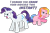 Size: 2372x1546 | Tagged: safe, artist:anscathmarcach, imported from derpibooru, rarity, rarity (g3), pony, unicorn, angry, angry rarity, crying, dialogue, female, g3, mare, ponies defending previous generation, screaming, self ponidox, simple background, sitting, transparent background