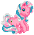 Size: 79x80 | Tagged: safe, artist:katcombs, imported from derpibooru, cotton candy (g3), base used, female, g3, gif, non-animated gif, pixel art, simple background, solo, transparent background