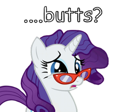 Size: 400x363 | Tagged: safe, artist:ventious, imported from derpibooru, rarity, butts, simple background, transparent background, vector