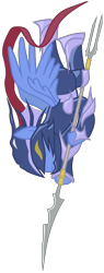 Size: 1200x3167 | Tagged: safe, artist:fethur, imported from derpibooru, pegasus, pony, armor, crossover, dragoon, final fantasy, final fantasy iv, kain highwind, ponified, solo