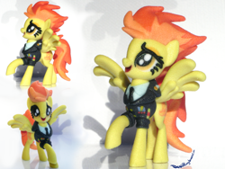 Size: 2000x1500 | Tagged: safe, artist:deathpwny, imported from derpibooru, spitfire, 3d print, female, figurine, solo