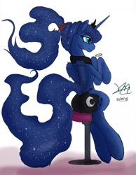 Size: 991x1280 | Tagged: safe, artist:horse-coffee, imported from derpibooru, princess luna, butt, female, moonbutt, plot, solo