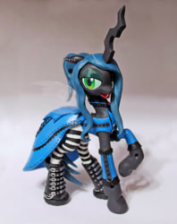 Size: 1266x1600 | Tagged: safe, artist:aplexpony, imported from derpibooru, queen chrysalis, custom, customized toy, ebay, figure, goth, sculpture