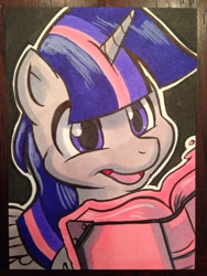 Size: 1024x1365 | Tagged: safe, artist:joshuadraws, imported from derpibooru, twilight sparkle, alicorn, pony, book, female, mare, solo, traditional art, twilight sparkle (alicorn)