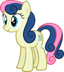 Size: 1562x1762 | Tagged: safe, artist:zacatron94, imported from derpibooru, bon bon, sweetie drops, earth pony, pony, female, simple background, smiling, solo, transparent background, vector