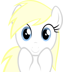 Size: 1370x1575 | Tagged: safe, artist:accu, imported from derpibooru, oc, oc only, oc:aryanne, anticipation, big eyes, cute, happy, hooves on face, simple background, smiling, solo, spooky, stare, transparent background, vector