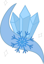 Size: 5000x7353 | Tagged: safe, artist:djdavid98, artist:icecrystalthealicorn, imported from derpibooru, oc, oc only, oc:ice crystal, .ai available, absurd resolution, cutie mark, cutie mark only, no pony, simple background, transparent background, vector