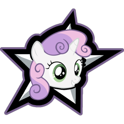 Size: 984x984 | Tagged: safe, artist:lyraheartstrngs, imported from derpibooru, sweetie belle, dallas stars, logo, nhl