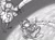 Size: 1000x740 | Tagged: safe, artist:onkelscrut, imported from derpibooru, pony, astronaut, duo, floating, monochrome, planet, space, spacesuit, zero gravity