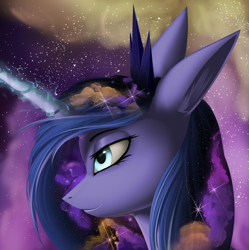 Size: 1819x1825 | Tagged: dead source, safe, artist:f13proxima, imported from derpibooru, princess luna, female, solo, stars