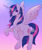 Size: 1200x1440 | Tagged: safe, artist:kkmrarar, imported from derpibooru, twilight sparkle, female, solo, twilight sparkle (alicorn)